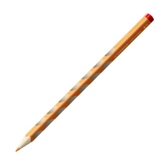 Set of ergonomic colored pencils, Stabilo, EASYcolors right, 12 colors, right hand