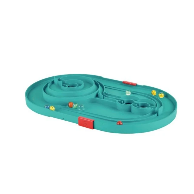 Комплект дървена писта с топчета, Hape Quadrilla, 90 части