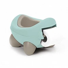 Children's potty with toilet paper holder