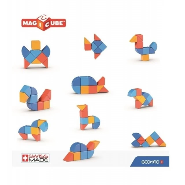 Magnetic constructor Magicube, Animals, 9 parts
