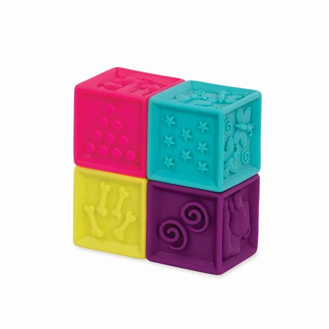 Children’s sensory set, Battat, Stringing rings and soft cubes