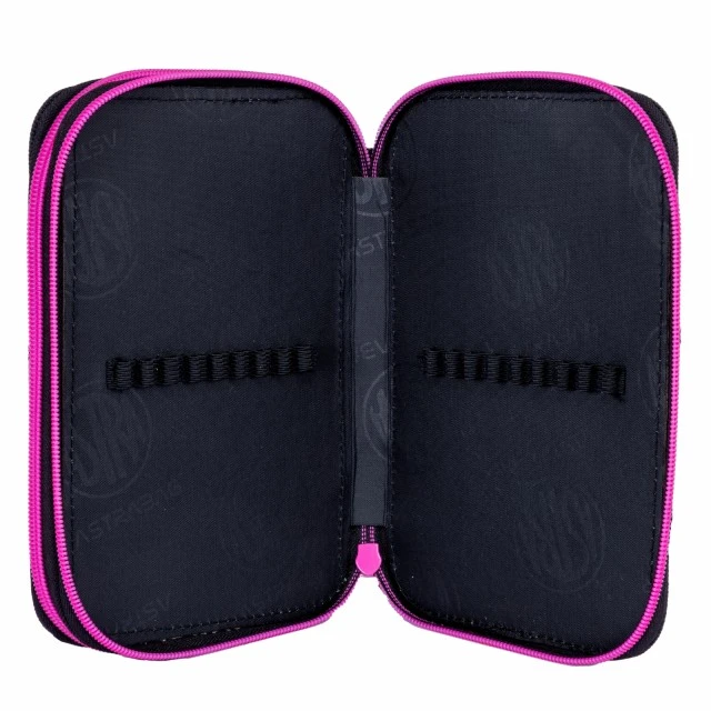 Double vanity case without accessories ASTRABAG Cat’s eyes, AC2, 20.5 x 13 x 4.5 cm