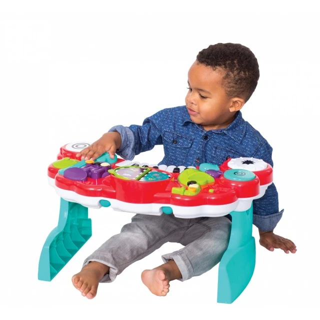 Интерактивна играчка, Infantino, B Kids, 10 в 1 Музикален център, Червен