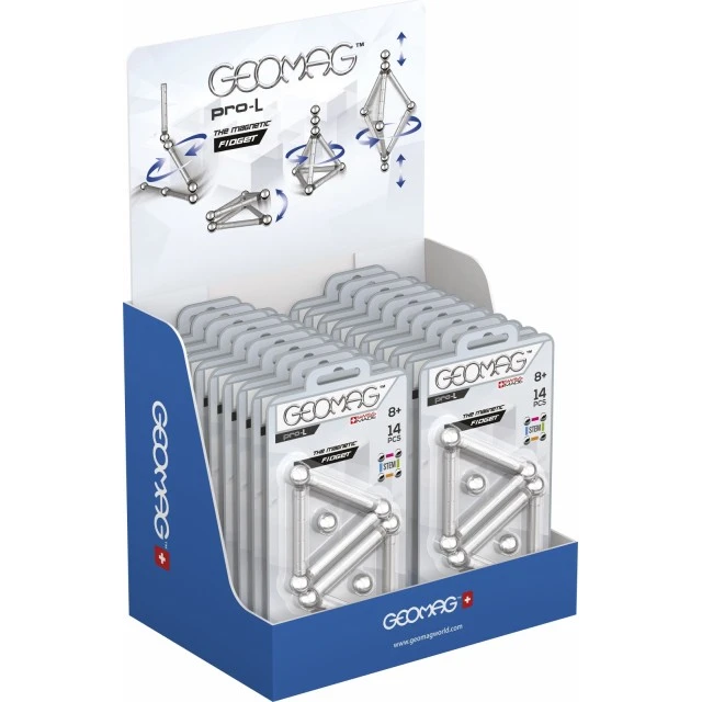 Магнитен конструктор, Geomag, Pro-L Fidget, 14 части