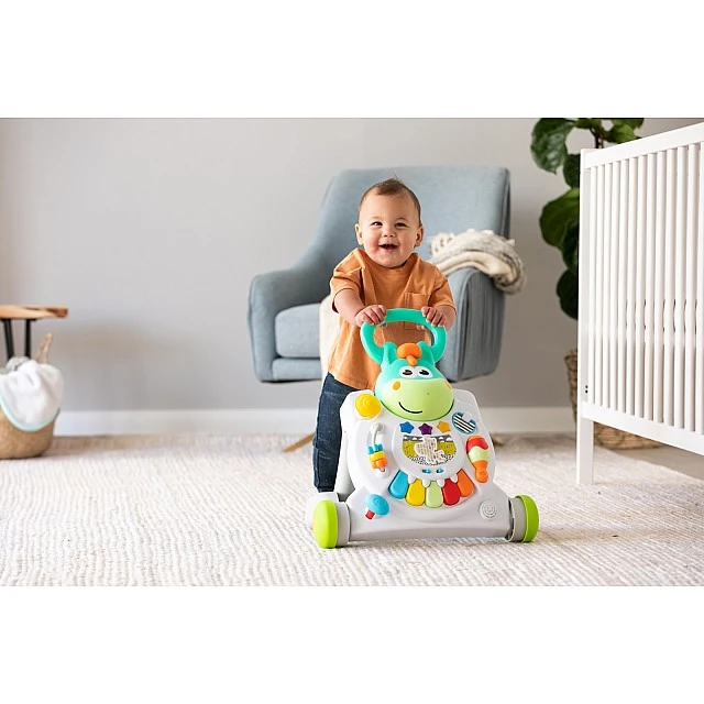 Interactive toy, Infantino, 3 in 1 Baby Walker and Horse Table, White