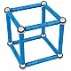Magnetic constructor, Geomag, Classic Geometry, 48 pieces