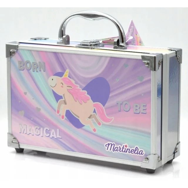 Комплект козметика в метално куфарче Little Unicorn, 33 части