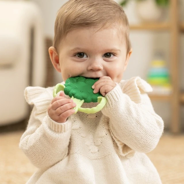 Silicone baby teether, Infantino, Broccoli