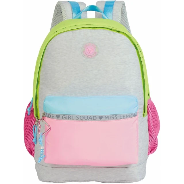 School backpack Miss Lemonade, Girl Squad, 44x32x18cm, Pink
