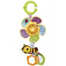 Интерактивна играчка Светеща дрънкалка, Пчеличка