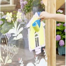 Hape Wooden Outdoor Art Easel Set, 9 Pieces