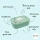 Silicone lunch box divider, Sassi, Bear