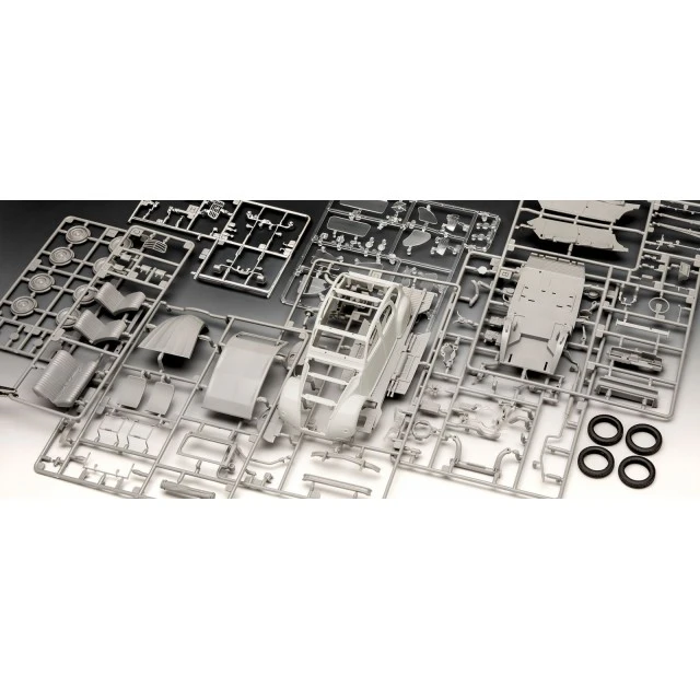 Assembly model, Revell, James Bond Citroen 2 CV Gift Set, 108 parts