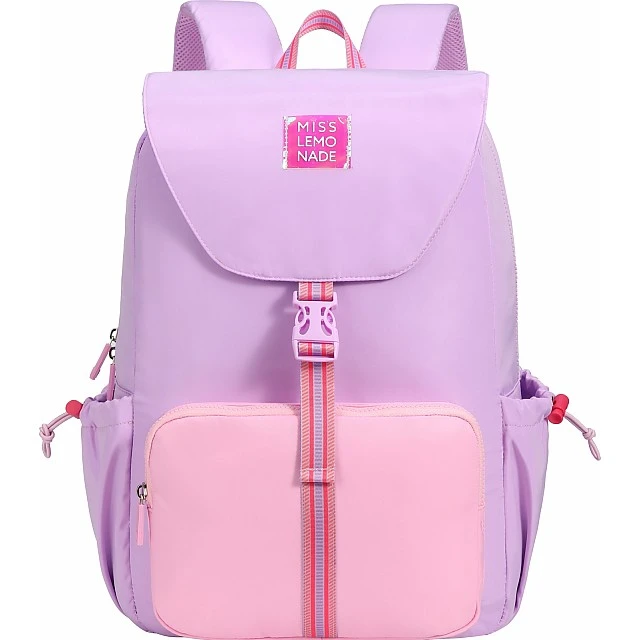 School backpack Miss Lemonade, Enjoy, 44x30x16cm, Purple