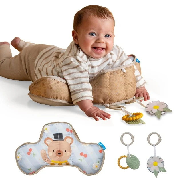 Plush baby pillow, Taf Toys, Teddy bear, 40 x 27 x 11 cm