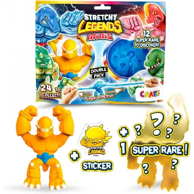 Колекционерска фигурка, Craze, Мини разтегливи създания, Legends Minis Double