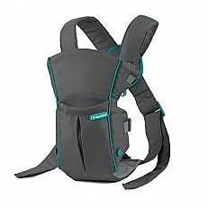Ergonomic baby carrier with pocket, Infantino, 2 in 1, Gray, from 3.6 to 11.3 kg.