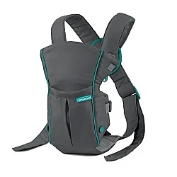 Ergonomic baby carrier with pocket, Infantino, 2 in 1, Gray, from 3.6 to 11.3 kg.