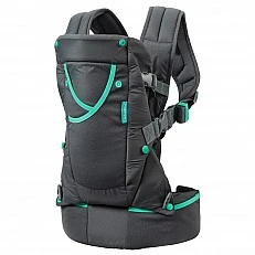 Ergonomic baby carrier with pockets, Infantino, 4 in 1, Dark gray, from 3.6 to 18 kg.