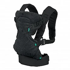 Ergonomic baby carrier, Infantino, Flip 4 in 1, Black, from 3.6 to 14.5 kg.