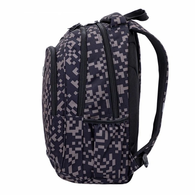 School backpack HEAD Gray blocks, AB300, 42 x 30 x 19 cm