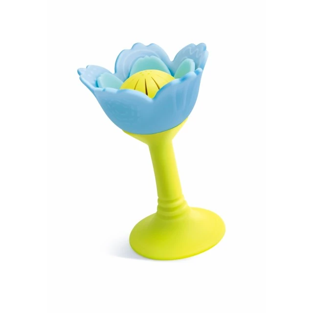 Дрънкалка и гризалка за зъби, Hape, Синьо цвете
