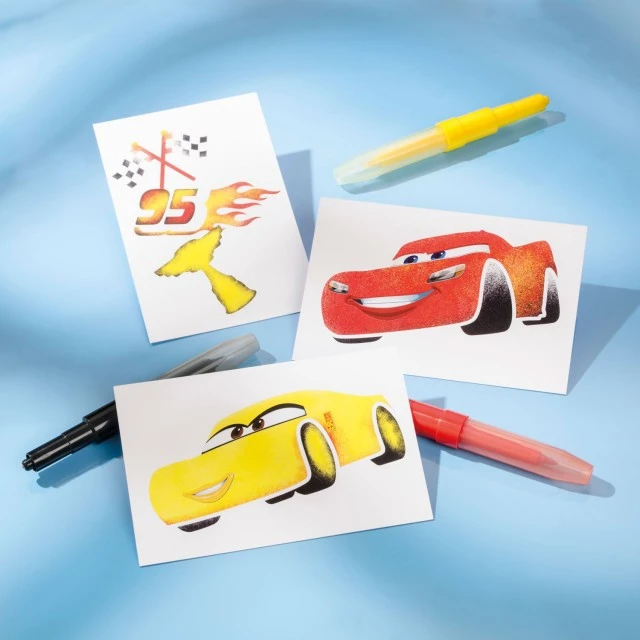 Творчески комплект Cars 3, Декорирай сам със спрей писалка