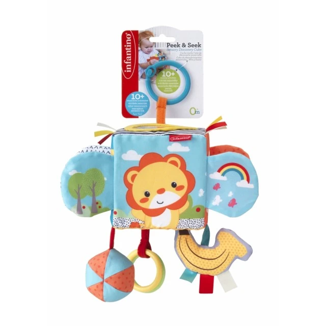 Baby Sensory Cube, Infantino, Animals