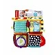 Set of soft educational cubes, Infantino, 4 pieces