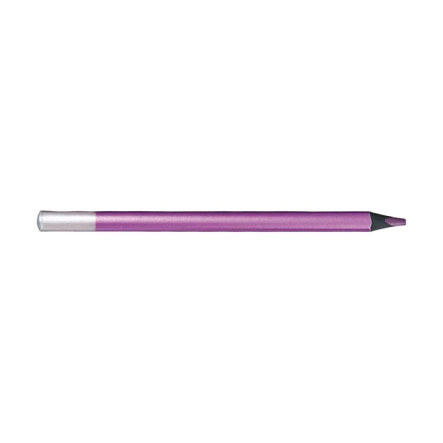 Jumbo metallic triangular colouring pencils, black wood 12 colours + sharpener