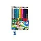 Astrino double-sided jumbo pencils 12 pcs, 24 colors and a gift sharpener