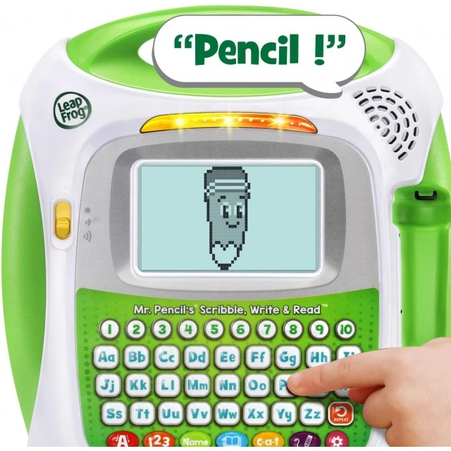 Interactive toy, Leap Frog, Scribble writing and reading with Mr. Pencil, 5.21 x 19.61 x 21.89 cm