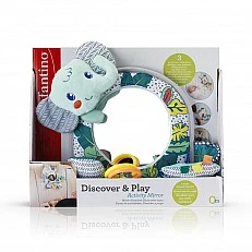 Бебешка играчка с огледало, Infantino, Слонче