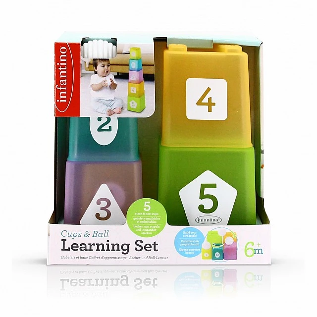Baby Play Set, Infantino, Stacking Cups and Ball