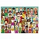 Puzzle, Educa, Girls of the World, 300 pieces