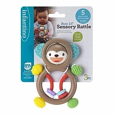 Sensory baby rattle, Infantino, Monkey