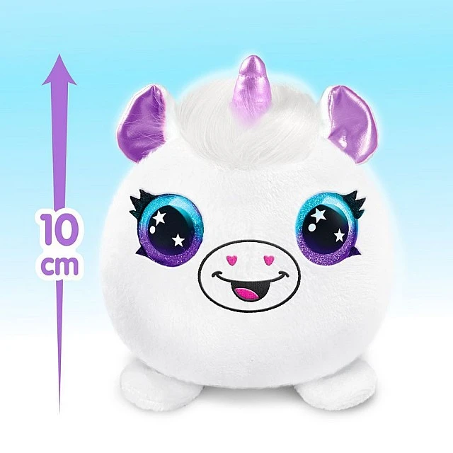 Творчески комплект, Canal Toys, Мини плюшена играчка за оцветяване, 10 см, 2 броя