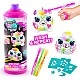 Creative set, Canal Toys, Mini plush toy for coloring, Neon, 10 cm, 2 pieces