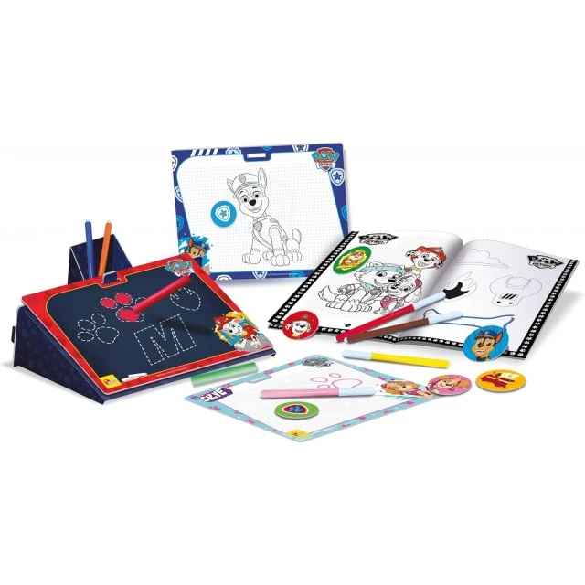 Creative set, Lisciani, Paw Patrol, 2 in 1 backpack with drawing set