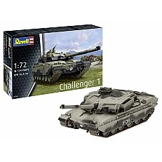 Assembly model, Revell, Challanger 1 Tank, 129 parts