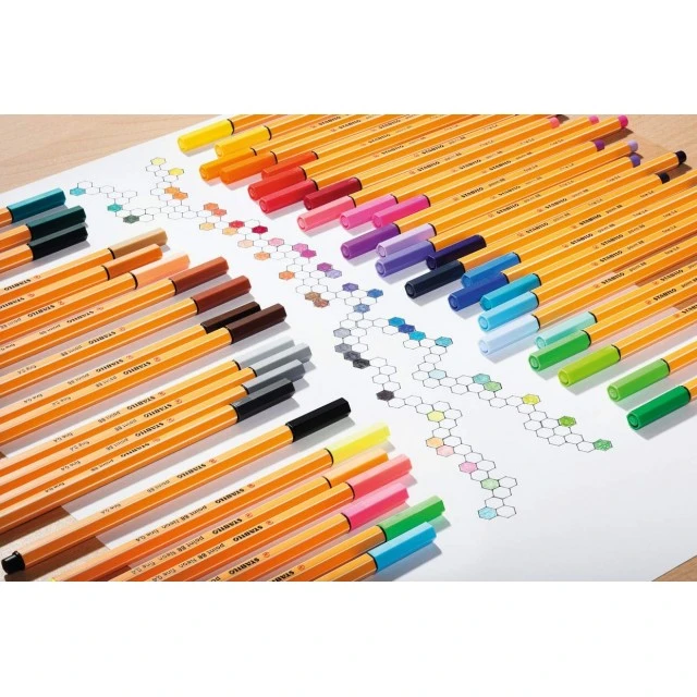 Комплект тънкописци, Stabilo, Point 88 Pastel ST88/8-04, 8 цвята