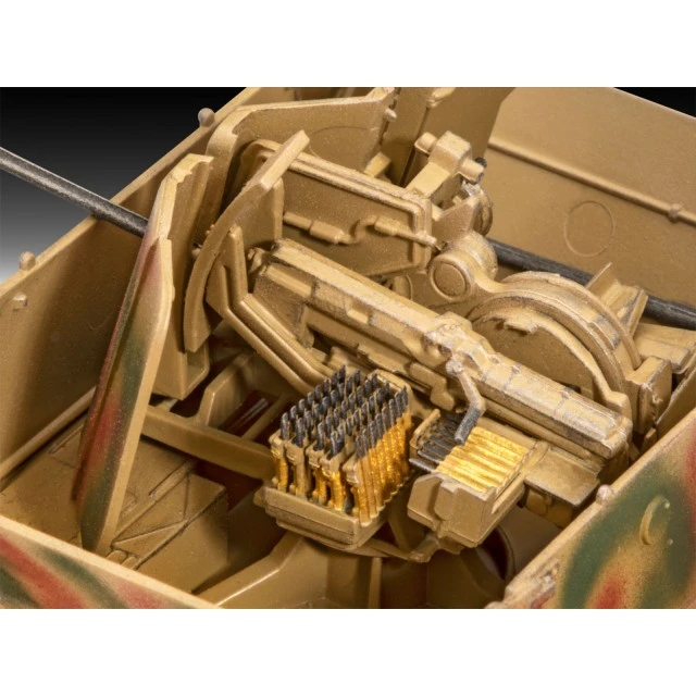 Assembly model, Revell, Flakpanzer IV Möbelwagen 3.7cm Flak 43 Tank, 144 parts