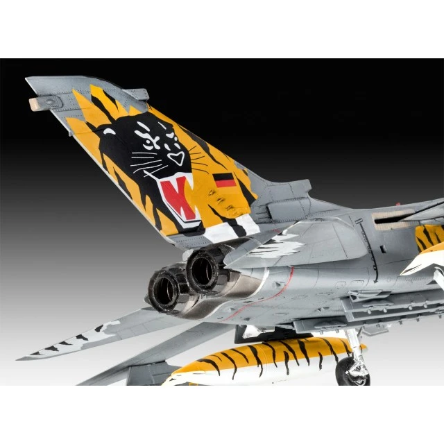 Assembled model German Tornado ECR fighter, Tigermeet 2018, 155 parts