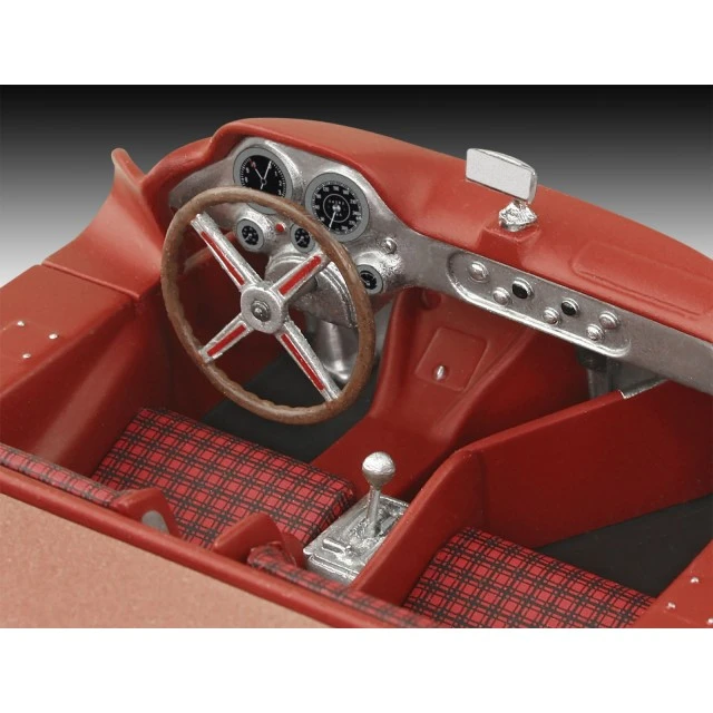 Assembly model, Revell, Mercedes-Benz 300 SLR car gift set, 124 parts
