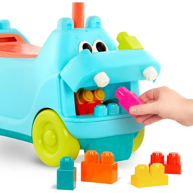 Push car with sound, light and constructor, Battat, Hippo