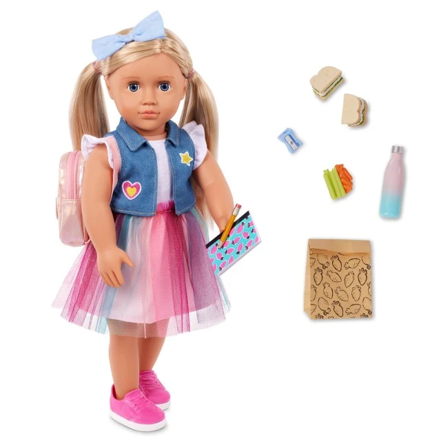 Doll, Battat, Our Generation, Evie with accessories, 46 cm