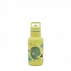 Stainless steel thermos bottle, Sassi, 350ml, Dinosaur