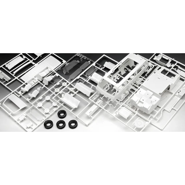 Assembly model, Revell, VW T3 Bus, 77 parts