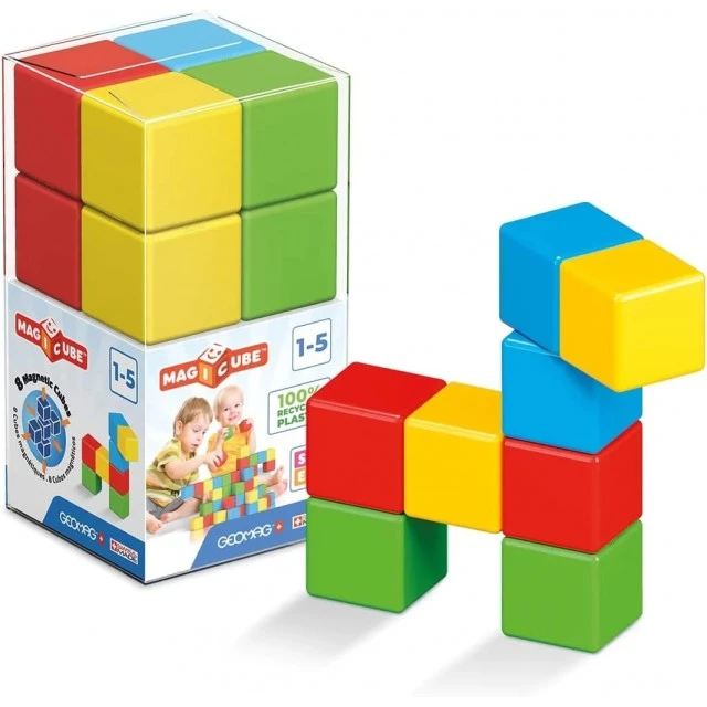 Magnetic construction set Magicube, Full Color, 8 pieces