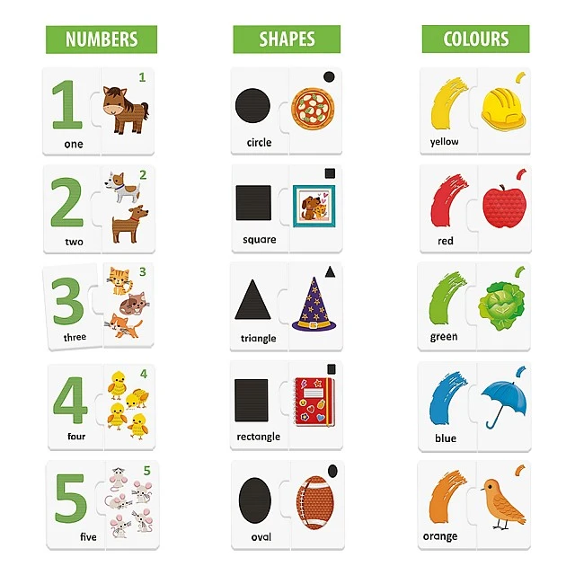 Educational game, Headu, Touch and play, Shapes, colors and numbers
